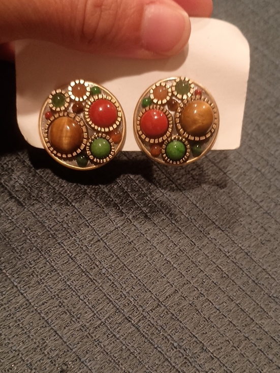 Michal Golan Jewelry - Michal Golan Vintage Colorful Stud Earrings